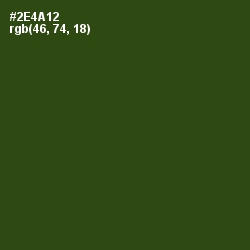 #2E4A12 - Clover Color Image