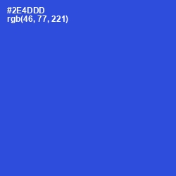 #2E4DDD - Mariner Color Image