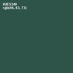 #2E5349 - Plantation Color Image