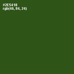 #2E5418 - Green House Color Image