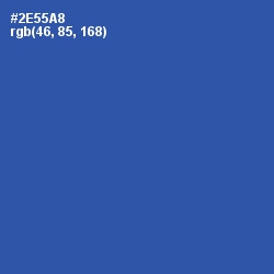 #2E55A8 - Azure Color Image