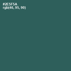 #2E5F5A - Spectra Color Image