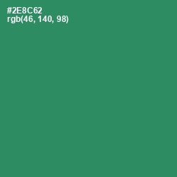 #2E8C62 - Eucalyptus Color Image