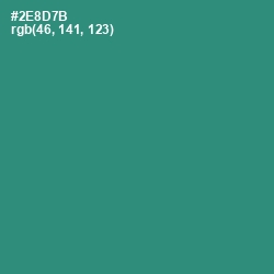 #2E8D7B - Eucalyptus Color Image