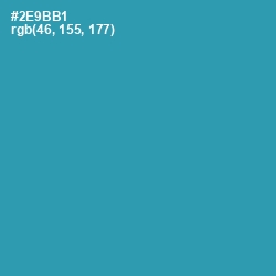 #2E9BB1 - Boston Blue Color Image