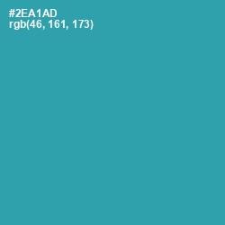 #2EA1AD - Pelorous Color Image