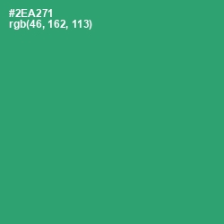 #2EA271 - Eucalyptus Color Image