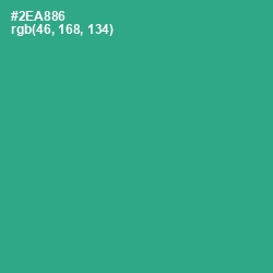 #2EA886 - Jungle Green Color Image