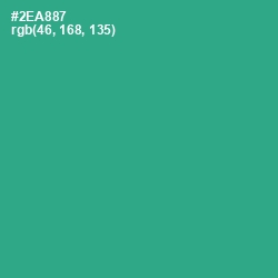 #2EA887 - Jungle Green Color Image