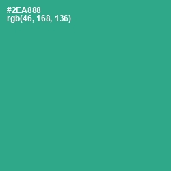 #2EA888 - Jungle Green Color Image