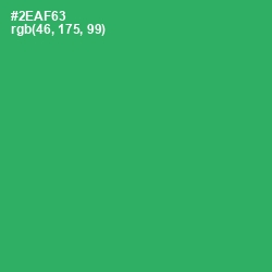 #2EAF63 - Sea Green Color Image