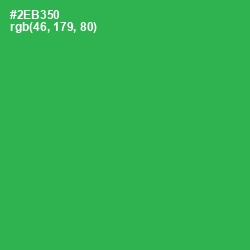 #2EB350 - Sea Green Color Image