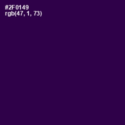 #2F0149 - Violet Color Image