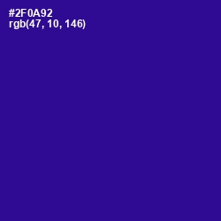 #2F0A92 - Blue Gem Color Image