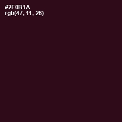 #2F0B1A - Tamarind Color Image