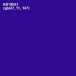 #2F0B93 - Blue Gem Color Image