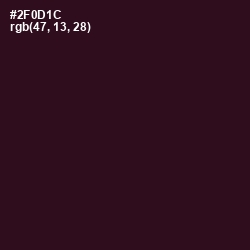 #2F0D1C - Tamarind Color Image