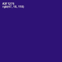 #2F1276 - Persian Indigo Color Image