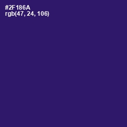 #2F186A - Persian Indigo Color Image