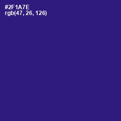 #2F1A7E - Persian Indigo Color Image