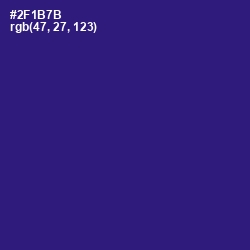 #2F1B7B - Persian Indigo Color Image