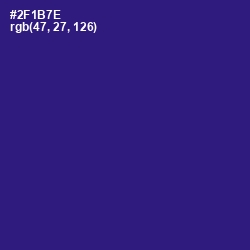 #2F1B7E - Persian Indigo Color Image