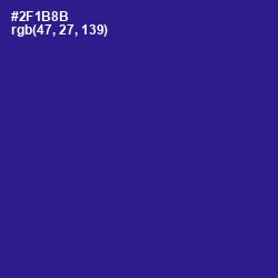 #2F1B8B - Blue Gem Color Image