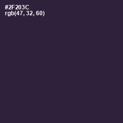 #2F203C - Bleached Cedar Color Image