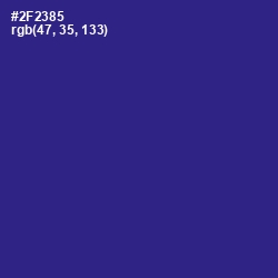 #2F2385 - Jacksons Purple Color Image