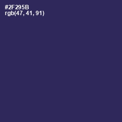 #2F295B - Cloud Burst Color Image