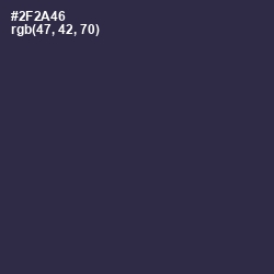 #2F2A46 - Tuna Color Image