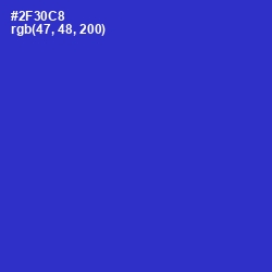 #2F30C8 - Dark Blue Color Image
