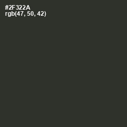 #2F322A - Heavy Metal Color Image