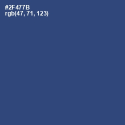 #2F477B - San Juan Color Image