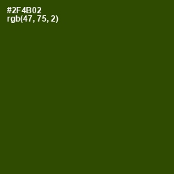 #2F4B02 - Clover Color Image