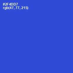 #2F4DD7 - Mariner Color Image