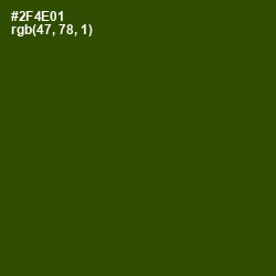 #2F4E01 - Green House Color Image