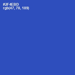 #2F4EBD - Cerulean Blue Color Image