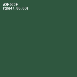 #2F563F - Tom Thumb Color Image