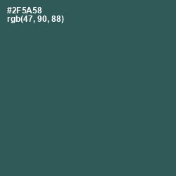 #2F5A58 - Spectra Color Image