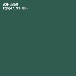 #2F5B50 - Spectra Color Image