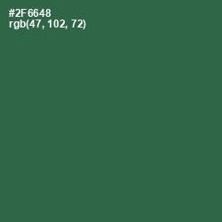 #2F6648 - Killarney Color Image