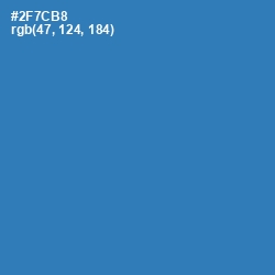 #2F7CB8 - Astral Color Image