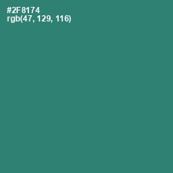 #2F8174 - Eucalyptus Color Image