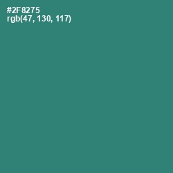 #2F8275 - Eucalyptus Color Image