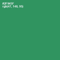 #2F945F - Sea Green Color Image