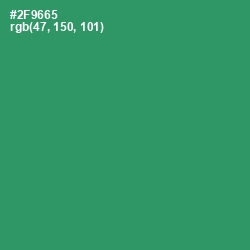 #2F9665 - Eucalyptus Color Image