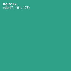 #2FA189 - Jungle Green Color Image