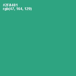 #2FA481 - Jungle Green Color Image