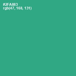 #2FA883 - Jungle Green Color Image